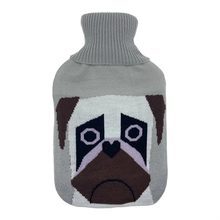 hot water bottle bag 2l knitted cover