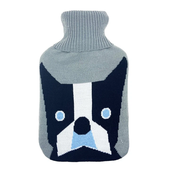 hot water bottle bag 2l knitted cover
