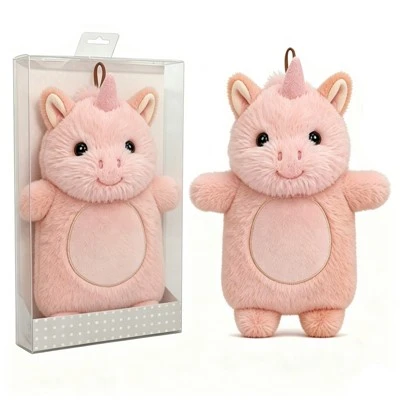 1000Ml Kantong Air Panas Karet Unicorn Lucu Penutup Hewan Holly
