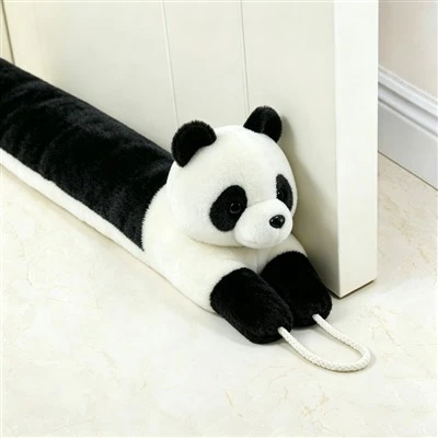Penahan Pintu Berbentuk Mewah Panda Panjang Diisi Pasir