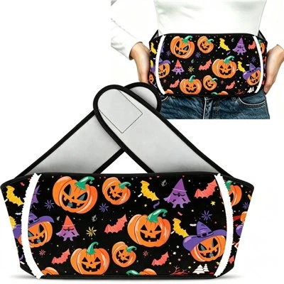 Tas Botol Air Panas Karet Sabuk Pinggang Hadiah Halloween Holly